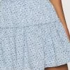 NA-KD PAMELA REIF X ZALANDO RECYCLED FRILL MINI SKIRT - Minijupe - Painted Blue -NA-KD Soldes Magasin b3adf3367e88478b81de1a4d25903b06