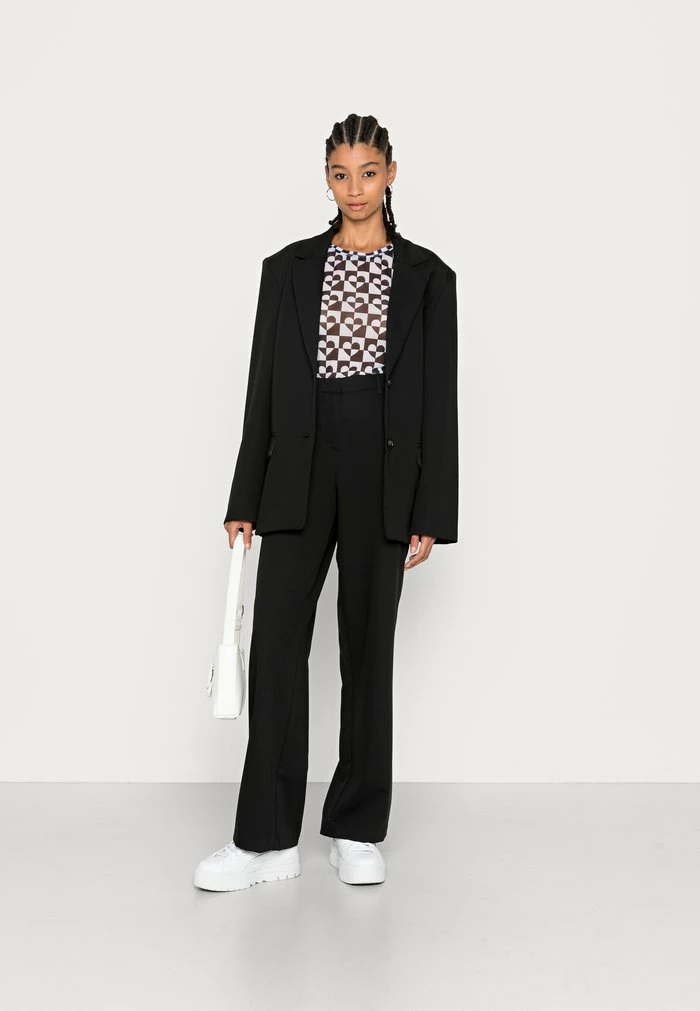 NA-KD STRAIGHT FIT OVERSIZED - Blazer - Black 2 NA-KD STRAIGHT FIT OVERSIZED - Blazer - Black – Image 2