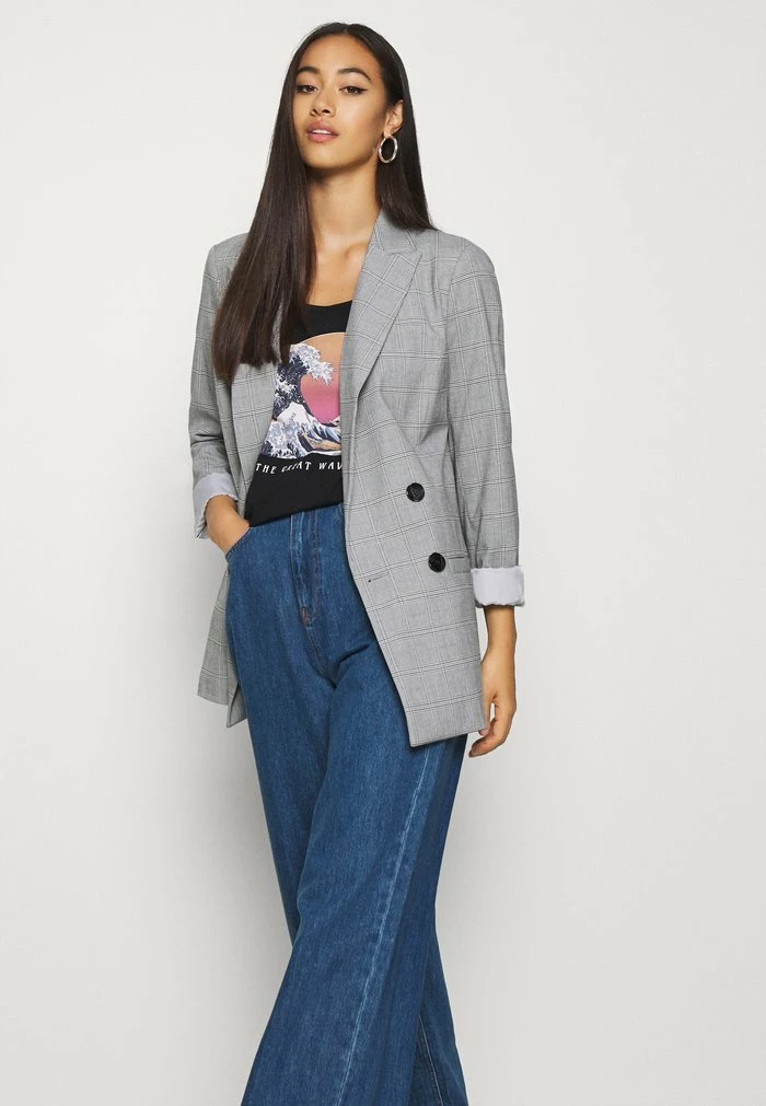 NA-KD WIDE LEG - Jean Droit - Mid Blue 4 NA-KD WIDE LEG - Jean Droit - Mid Blue – Image 4