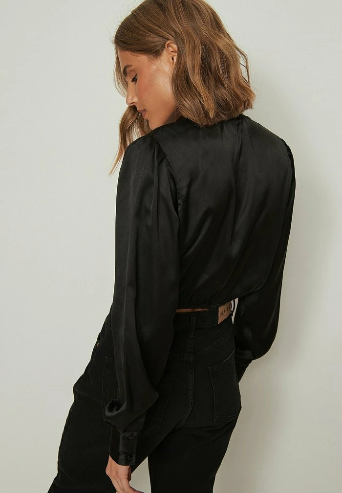 NA-KD Blouse - Black 3 NA-KD Blouse - Black – Image 3
