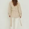 NA-KD MIT GÜRTEL - Veste Mi-saison - Light Beige -NA-KD Soldes Magasin b58b5bff899e4755be839cec19e64902