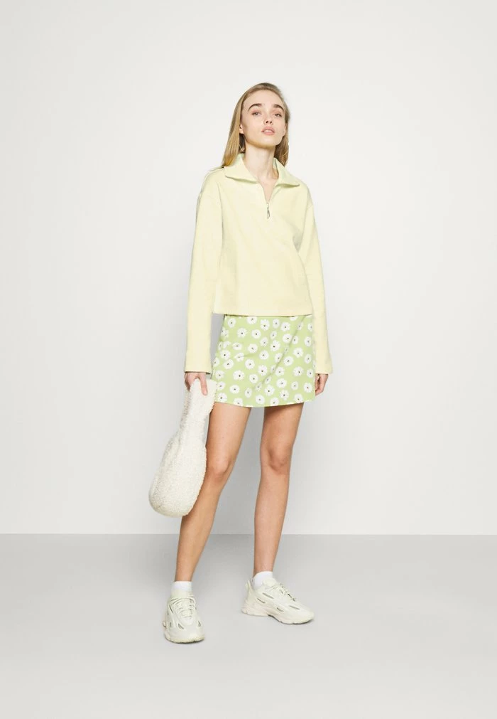 NA-KD HALF ZIP UP - Sweatshirt - Yellow 2 NA-KD HALF ZIP UP - Sweatshirt - Yellow – Image 2