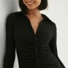 NA-KD MIT KNOPFDETAIL - Robe Chemise - Black -NA-KD Soldes Magasin b657e757f3aa415abdff69ce88af5ef0