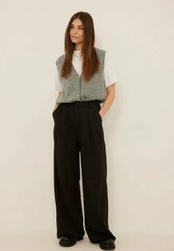 NA-KD Gilet - Light Grey Melange