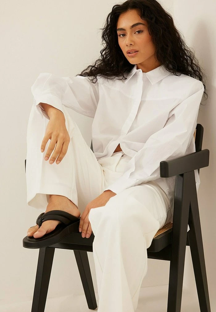 NA-KD Chemisier - White 4 NA-KD Chemisier - White – Image 4
