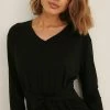 NA-KD Robe De Jour - Black -NA-KD Soldes Magasin b8400fdbec70477db4cba43038f6d30e