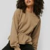 NA-KD T-shirt à Manches Longues - Beige -NA-KD Soldes Magasin b89301515ab942fab3c9bbbd059ff80e