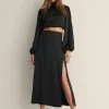 NA-KD HIGH SLIT SATIN SKIRT - Jupe Trapèze - Black 6 NA-KD HIGH SLIT SATIN SKIRT - Jupe Trapèze - Black -NA-KD Soldes Magasin b89540f2c9a3400fb556acc25f4e7df1