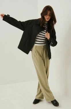 NA-KD KURZE - Veste Mi-saison - Black