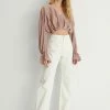 NA-KD Blouse - Dusty Pink -NA-KD Soldes Magasin bad653606a7e448da130726df6edd7ad