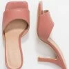 NA-KD SQUARED TOE STILETTO MULES - Mules à Talons - Dusty Pink -NA-KD Soldes Magasin bbab13e1eeb948a2acd1142a45385f60
