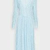 NA-KD SIDE SLIT MIDI DRESS - Robe De Jour - Blue 8 NA-KD SIDE SLIT MIDI DRESS - Robe De Jour - Blue -NA-KD Soldes Magasin bcecc055eb03485a96424434e87edad9