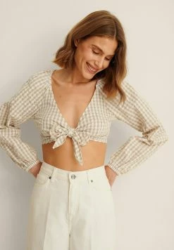 NA-KD Blouse - Beige
