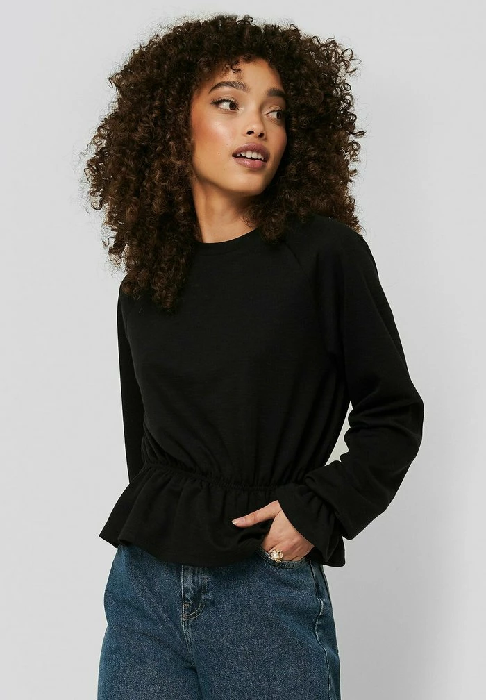 NA-KD T-shirt à Manches Longues - Black 1 NA-KD T-shirt à Manches Longues - Black