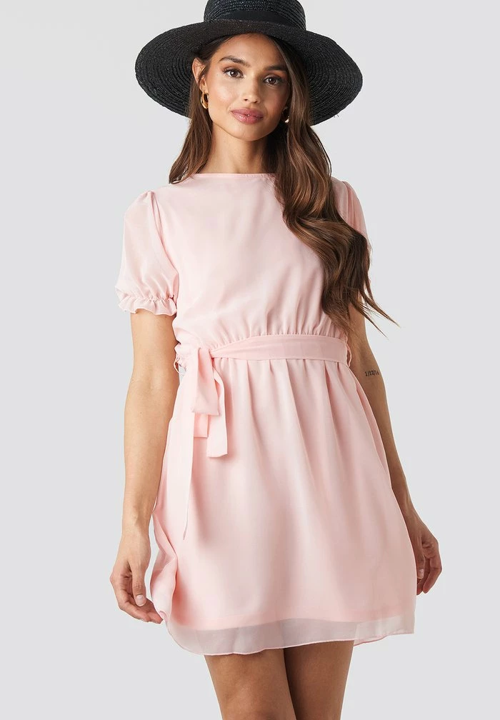 NA-KD Robe De Jour - Pink 1 NA-KD Robe De Jour - Pink