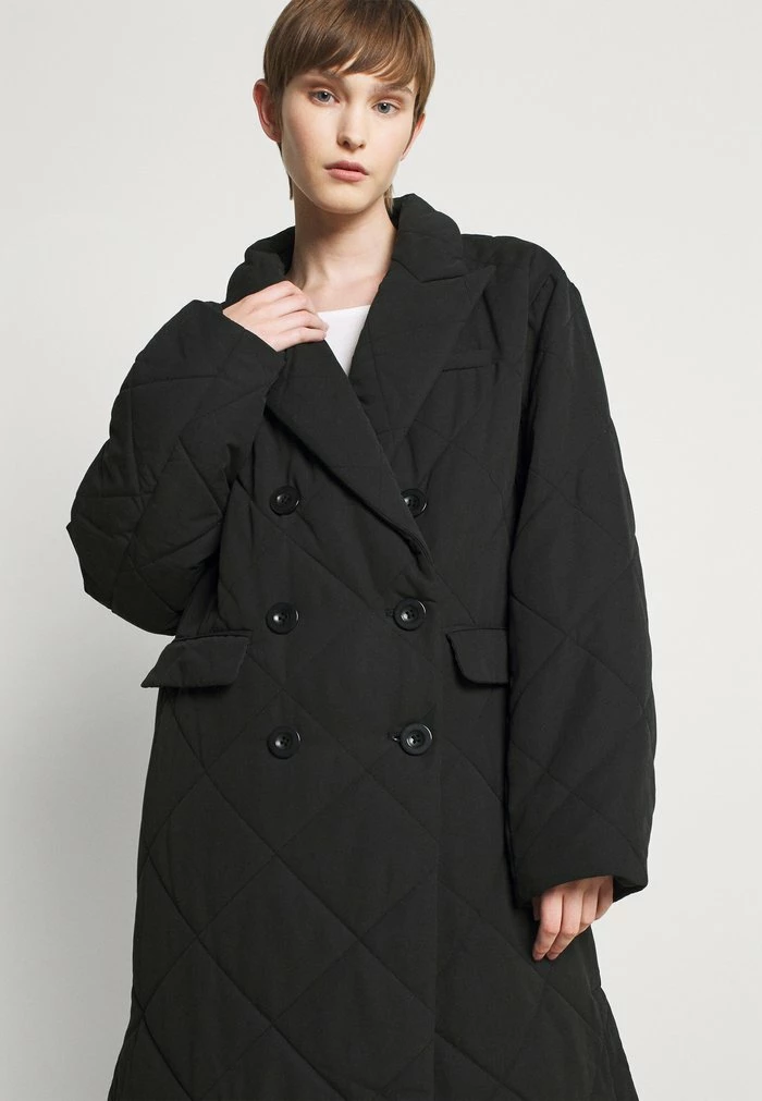 NA-KD QUILTED COAT - Veste D'hiver - Black 4 NA-KD QUILTED COAT - Veste D'hiver - Black – Image 4