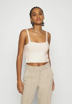 NA-KD X ZALANDO EXCLUSIVE - FLUFFY SINGLET - Débardeur - White