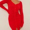 NA-KD Robe Fourreau - Red