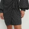 NA-KD Robe De Jour - Polkadot Black/white -NA-KD Soldes Magasin bfa1328b2ea04ed8858b3f2423b44331