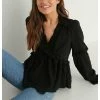 NA-KD Blouse - Black -NA-KD Soldes Magasin c02f6258b1c2457fa93a97d2651c75f1