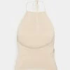 NA-KD MATIAMU BY SOFIA DEEP BACK - Débardeur - Beige -NA-KD Soldes Magasin c0907dd9a91f4925a35bbe6a6ed143e0