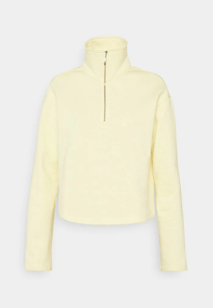 NA-KD HALF ZIP UP - Sweatshirt - Yellow 6 NA-KD HALF ZIP UP - Sweatshirt - Yellow – Image 6