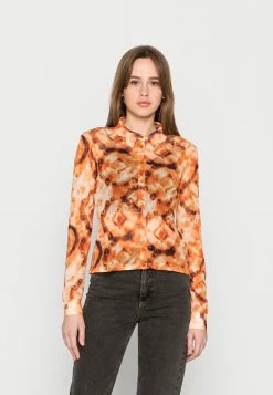 NA-KD SHIRT - Blouse - Orange