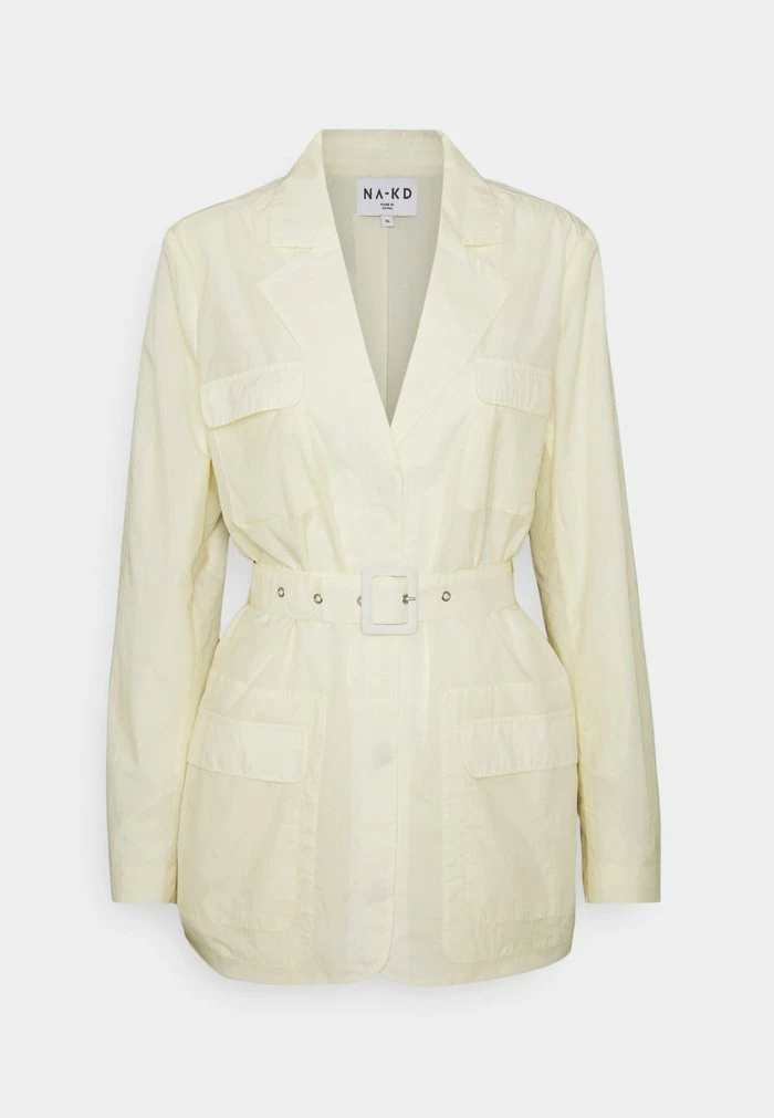 NA-KD PATCH POCKET JACKET - Manteau Court - Light Beige 5 NA-KD PATCH POCKET JACKET - Manteau Court - Light Beige – Image 5