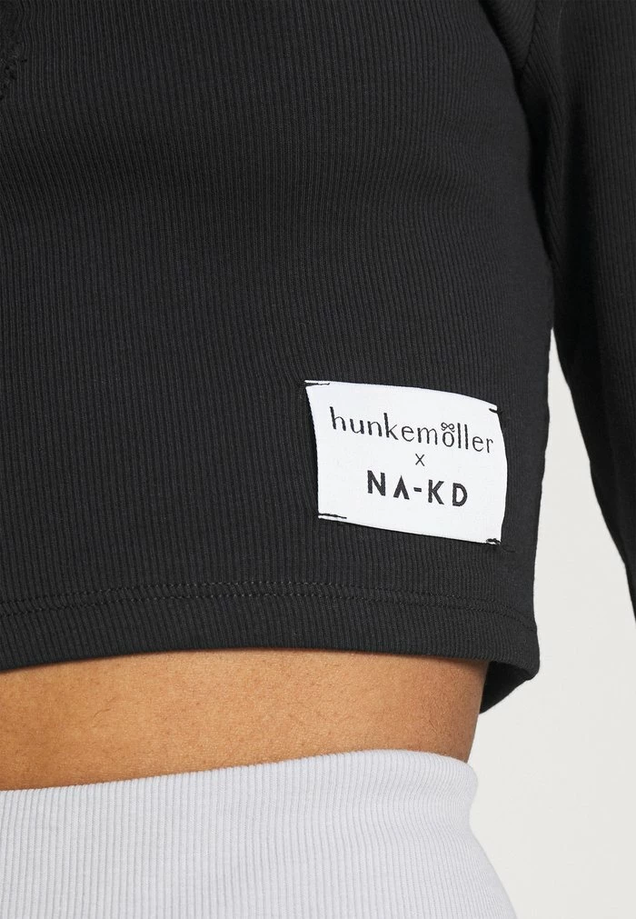 NA-KD TOP ZIA - T-shirt à Manches Longues - Black 5 NA-KD TOP ZIA - T-shirt à Manches Longues - Black – Image 5