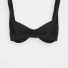NA-KD WIDE STRAP CUP BRA - Haut De Bikini - Black -NA-KD Soldes Magasin c53c116973b44abd978e74d96408a031