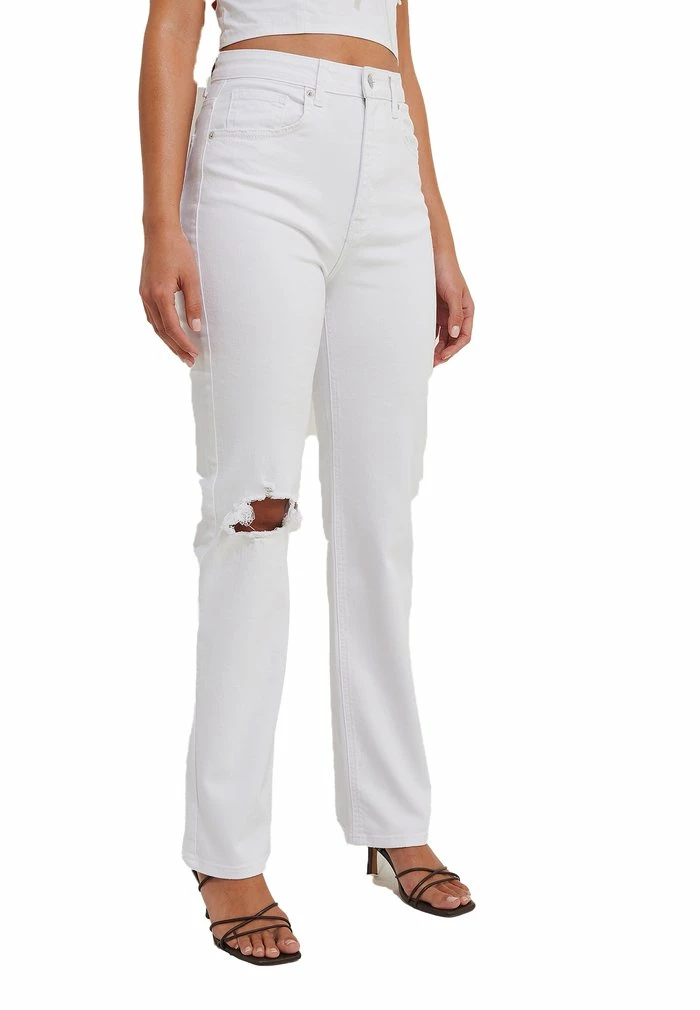 NA-KD Jean Droit - White 1 NA-KD Jean Droit - White