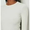 NA-KD T-shirt à Manches Longues - White -NA-KD Soldes Magasin c8e276511da04419b9eaa4f16bdbda74