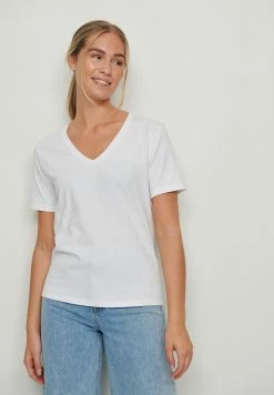 NA-KD 2 PACK - T-shirt Basique - White/white