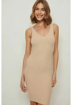 NA-KD Robe Fourreau - Beige