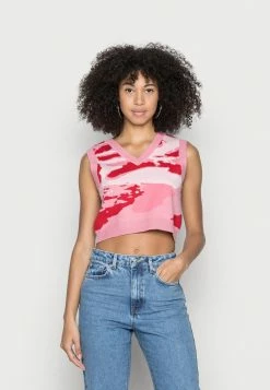 NA-KD LANDSCAPE - Pullover - Red Print