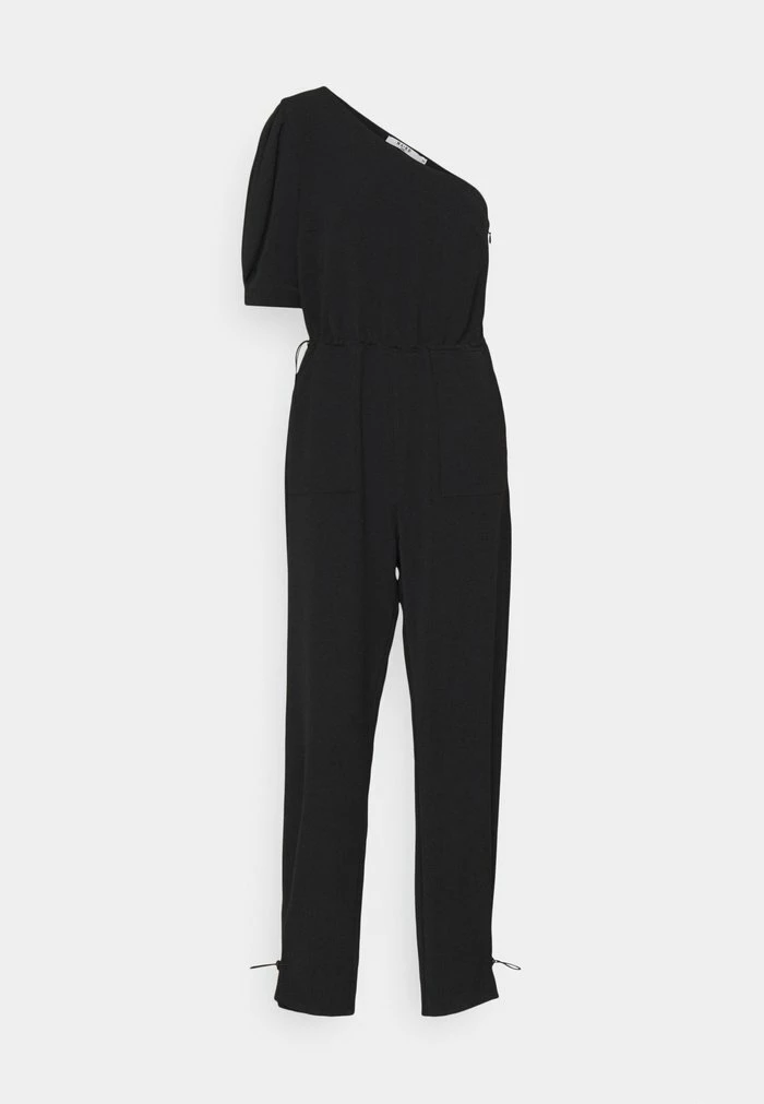 NA-KD ONE SHOULDER JUMPSUIT - Combinaison - Black 1 NA-KD ONE SHOULDER JUMPSUIT - Combinaison - Black