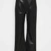 NA-KD HIGH WAIST PANTS - Pantalon Classique - Black -NA-KD Soldes Magasin cbafeff92c44449d804ca0d4007d32fc