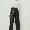 NA-KD RISE - Pantalon En Cuir - Black -NA-KD Soldes Magasin cd6139e8d8b9498bb026ebcc1e9903b4