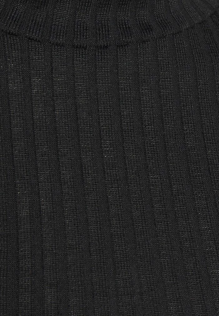 NA-KD HIGH NECK SLIT DRESS - Robe Pull - Black 3 NA-KD HIGH NECK SLIT DRESS - Robe Pull - Black – Image 3