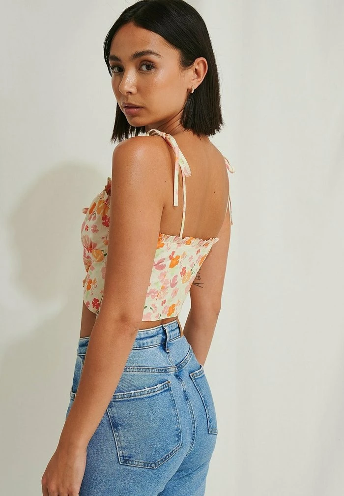 NA-KD Débardeur - Flower Print 2 NA-KD Débardeur - Flower Print – Image 2