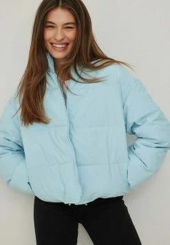 NA-KD Veste D'hiver - Light Blue