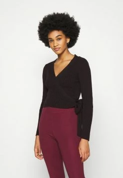 NA-KD OVERLAP - Pullover - Black