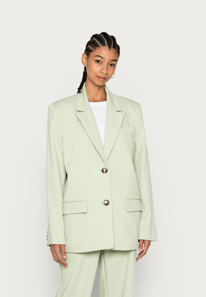 NA-KD STRAIGHT FIT OVERSIZED - Blazer - Khaki Green 1 NA-KD STRAIGHT FIT OVERSIZED - Blazer - Khaki Green