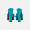 NA-KD MULES - Mules à Talons - Turquoise Blue -NA-KD Soldes Magasin d2697e38d35540b5aadc527f41a8047d