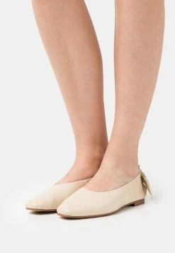 NA-KD BOW - Ballerines - Beige