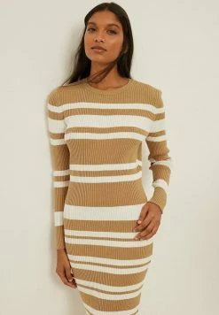 NA-KD Robe Pull - Beige White