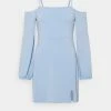 NA-KD PAMELA REIF OFF SHOULDER MINI DRESS - Robe En Jersey - Dusty Blue 8 NA-KD PAMELA REIF OFF SHOULDER MINI DRESS - Robe En Jersey - Dusty Blue -NA-KD Soldes Magasin d485aeb329524b24b8254ff94cefa7d0