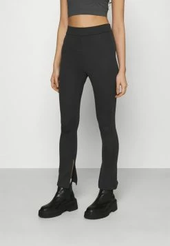 NA-KD X ZALANDO EXCLUSIVE SIDE SLIT - Legging - Grey