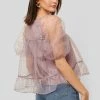 NA-KD Blouse - Lilac -NA-KD Soldes Magasin d6a1f3a1bf2b40458d730c508305be28