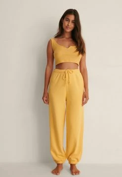 NA-KD Pantalon De Survêtement - Yellow